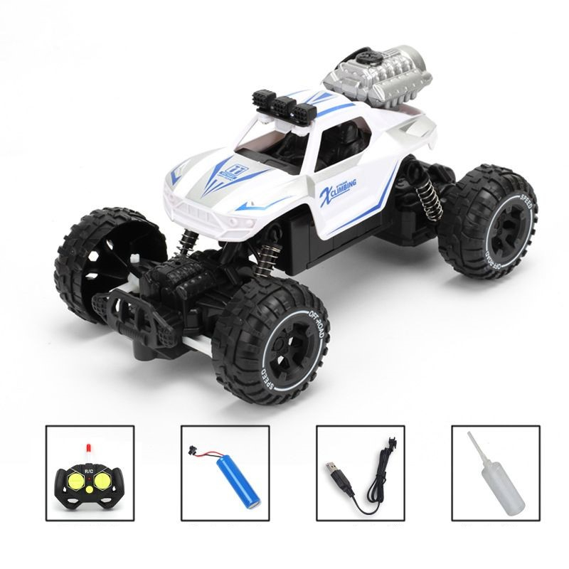 Mainan Anak RC SPRAY TYPE CLIMBING CAR 1:18 / 338-25A Remote Control Bisa Mengeluarkan Asap RC Car Spray