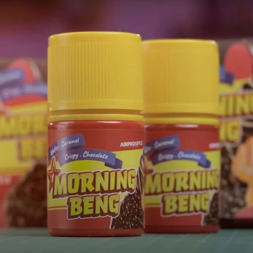 LIQUID MORNING BENG Wafer Caramel Crispy Chocolate 60ML