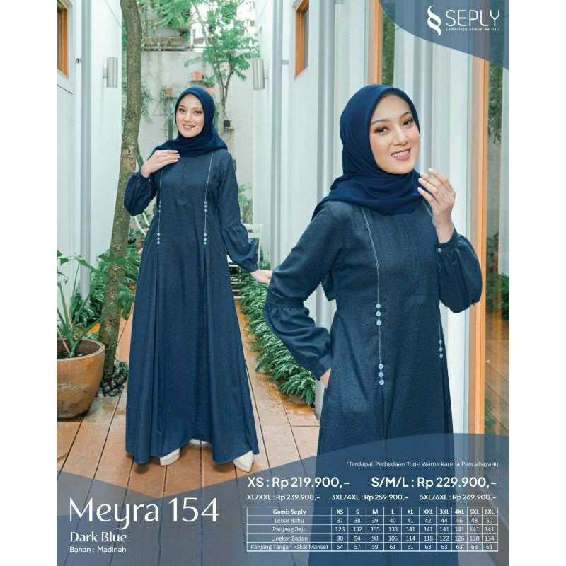 SEPLY GAMIS MUSLIM MEYRA 154