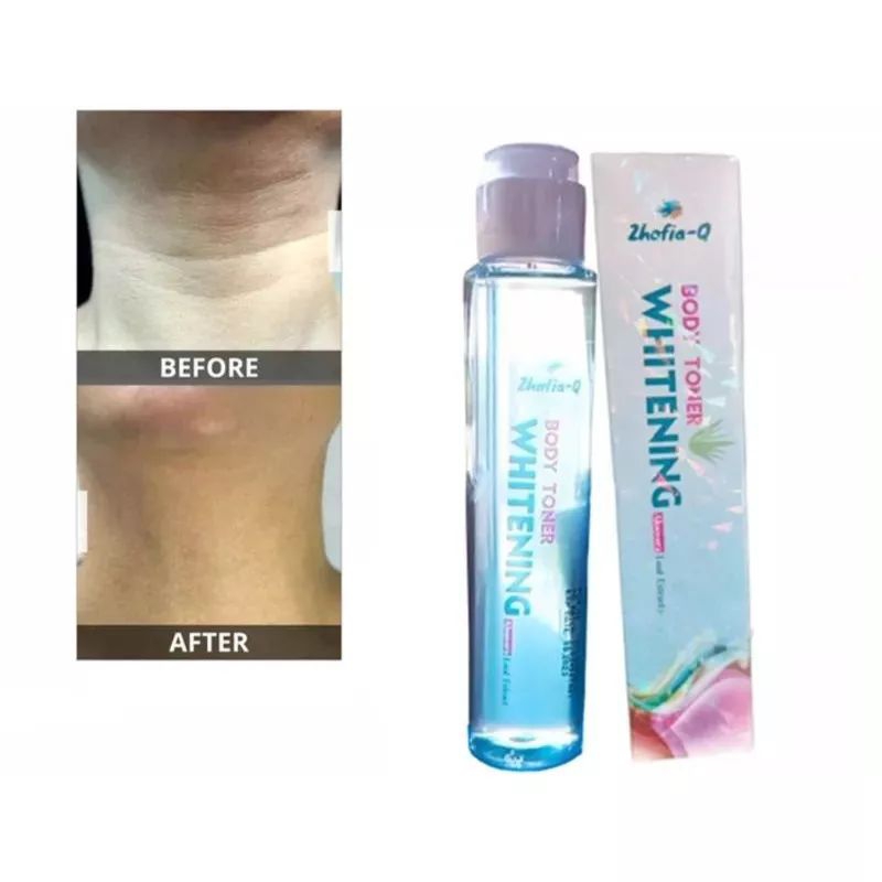 Glowrisstore | ZHAFIA Q BODY TONER WHITENING TONER PEMUTIH BADAN INSTAN