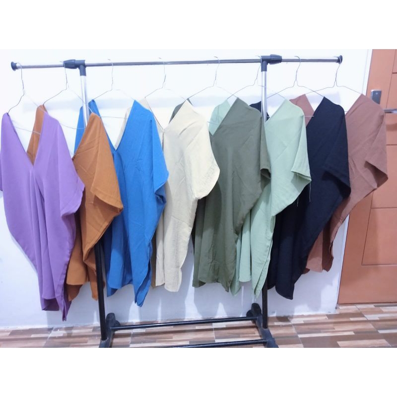 ATASAN JUMBO NAGITA BLOUSE CRINKLE AIRFLOW // ATASAN WANITA VIRAL