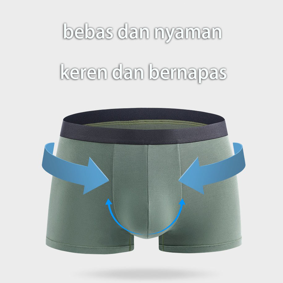 Celana Dalam Pria Dewasa Boxer Biru Premium anak cowok Pendek Original Import Murah celana dalam anak laki laki katun Magnetic Men Underwear