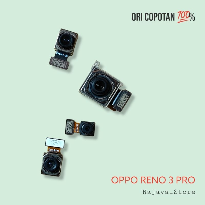 Modul kamera belakang BIG satu set oppo reno 3 pro ori original cabutan copotan asli normal jernih g