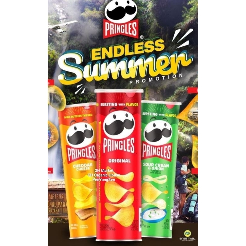 

Pringles 110 gr Snacks Keripik Kerupuk Terlaris Favorit / Exp Msh Lama