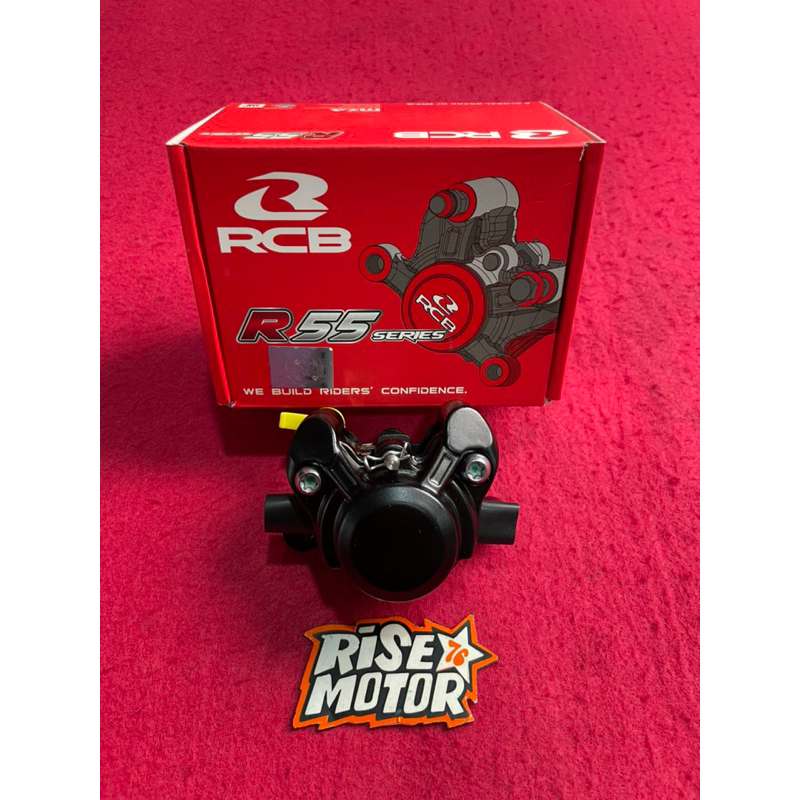 KALIPER RACING BOY RCB 2 PISTON BELAKANG HITAM