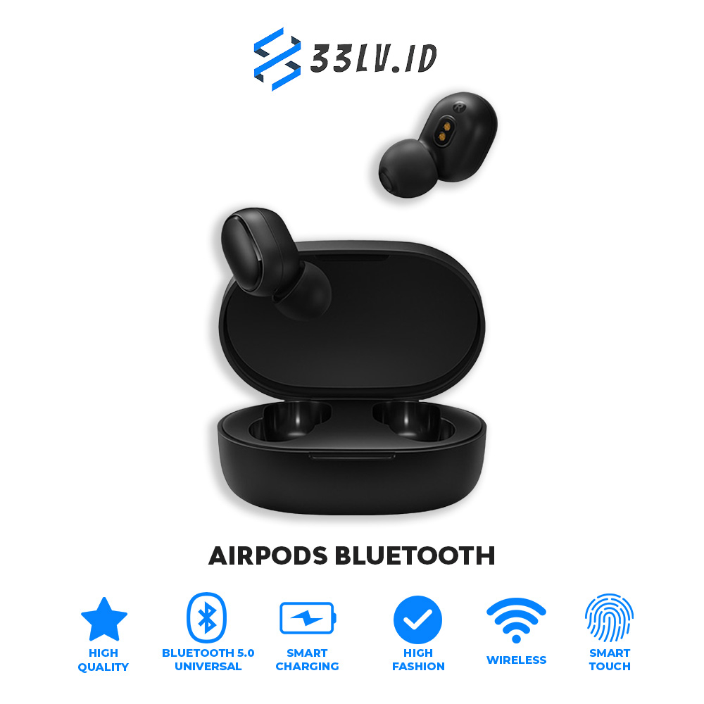 【33LV.ID】Airdots AD-01 TWS Headset Bluetooth 5.0 Wireless Earphone Stereo Bass