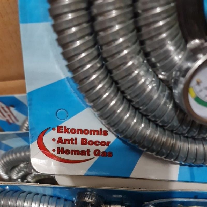 Set Paket Lengkap Selang + Regulator gas gastron 1.8meter selang regulator gas SNI regulator