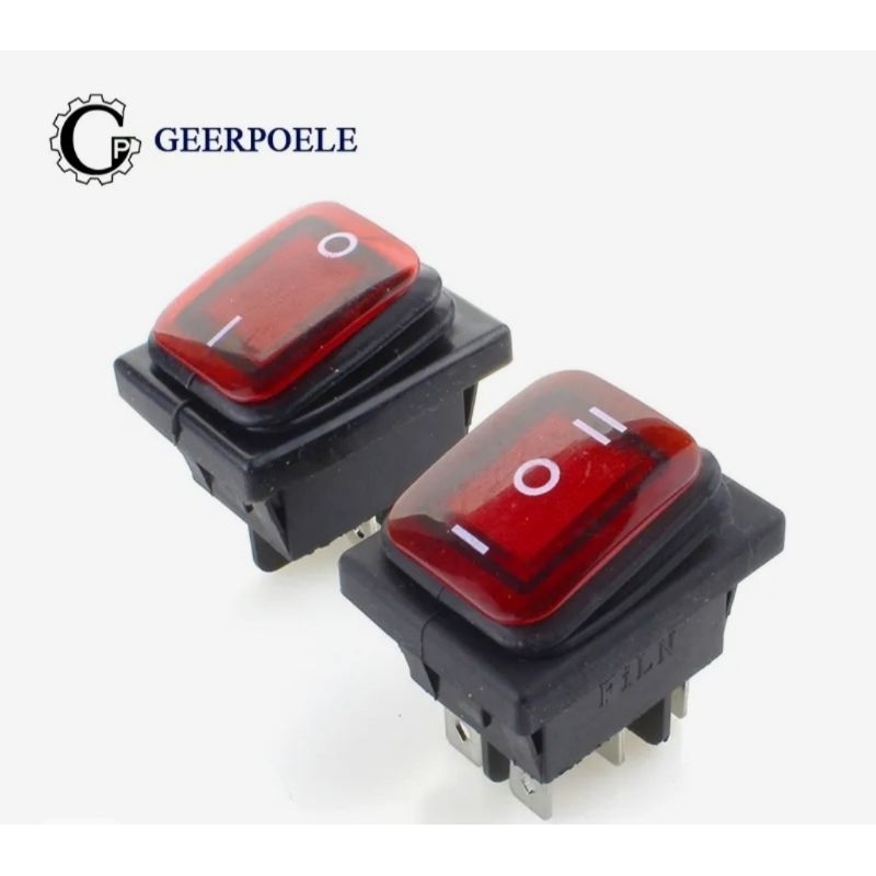 Rocker Switch Waterproof 6 pin