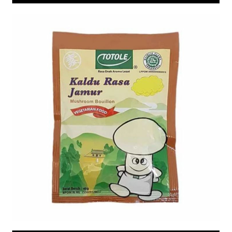 

TOTOLE kaldu jamur 40gr vegan food