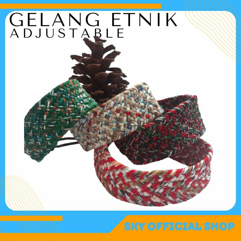 Gelang Etnik Tenun Tali Gaya Bohemian Untuk Pria Dan Wanita