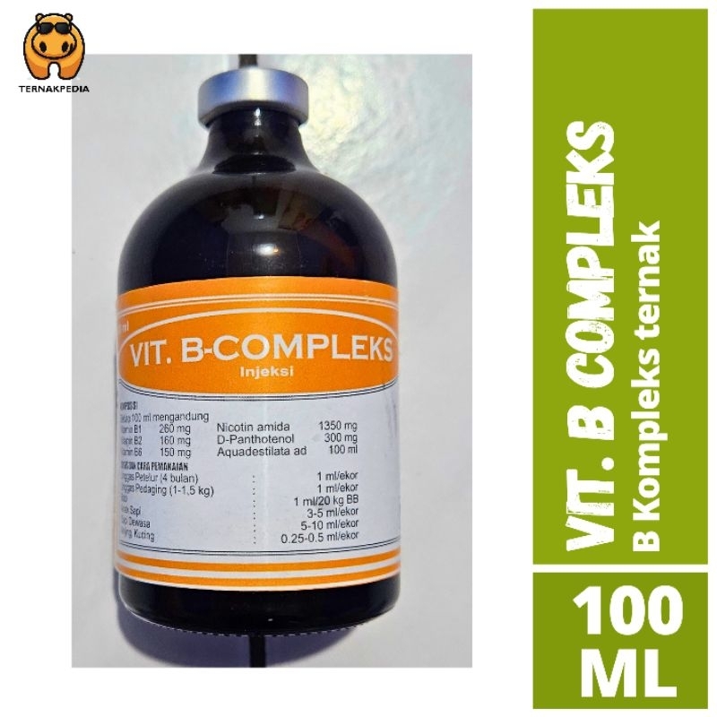 B complek 100 ml injeksi - Vitamin B Komplek Injeksi - Veta B Plex Injeksi 100 ml - Veta B Plex 100