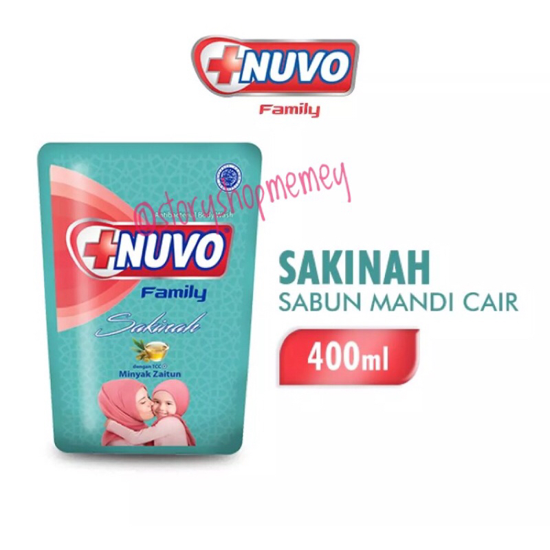 NUVO sakinah sabun cair minyak zaitun 400g