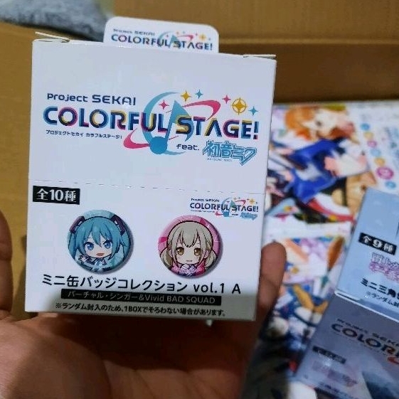 [READY STOCK] VOL 1 Project Sekai Tin Badge / Can Badge Sega Vivid Bad Squad, Leo/need, MORE MORE JU
