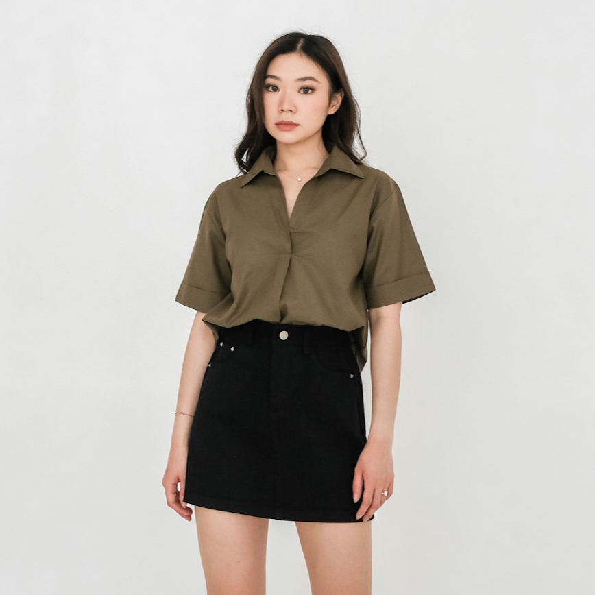 [Tavia] Julia Blouse / Kemeja Wanita / Blouse Wanita / Atasan Kantor