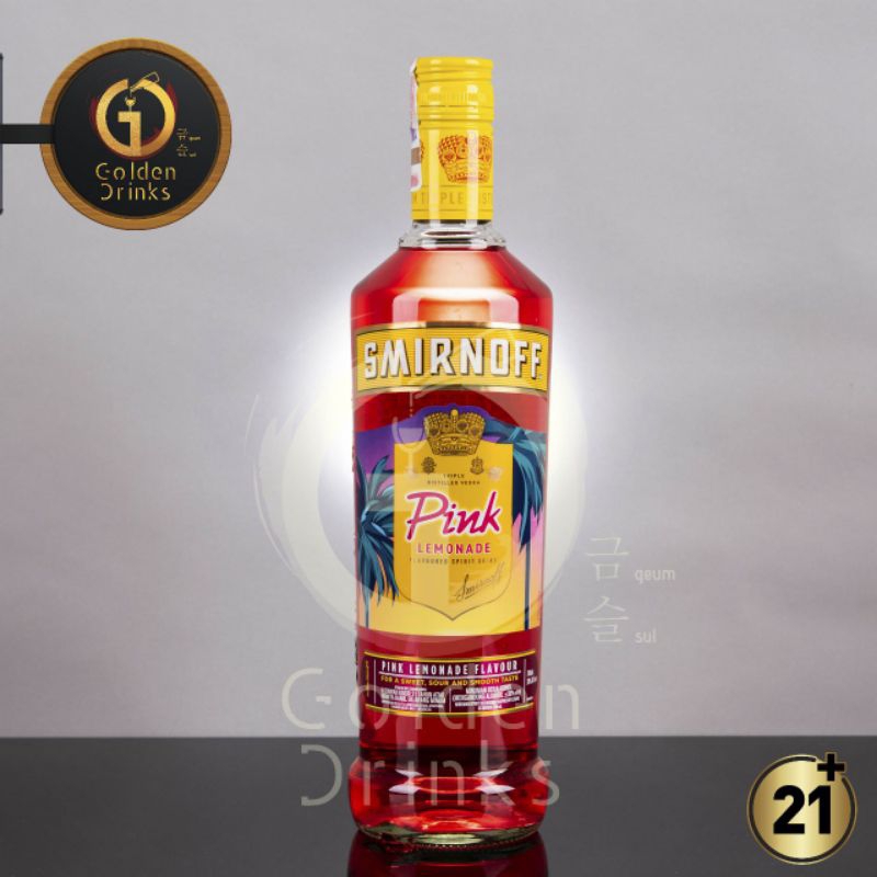 Smirnoff Vodka Pink Lemonade 700ml + FREE SLOKI