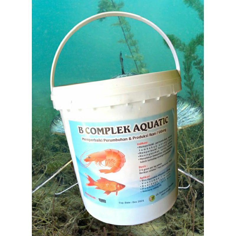 Vitamin Ikan Udang budidaya pemacu pertumbuhan VITAMIN B KOMPLEK 1 Pail