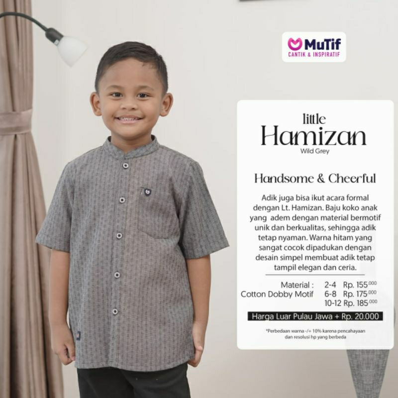 Mutif Sarimbit Harani Wild Grey Mutif Man Hamizan Little Harani Hamizan Baju Muslim Gamis Sarimbit Keluarga Family Series Terbaru Ori Lebaran 2023