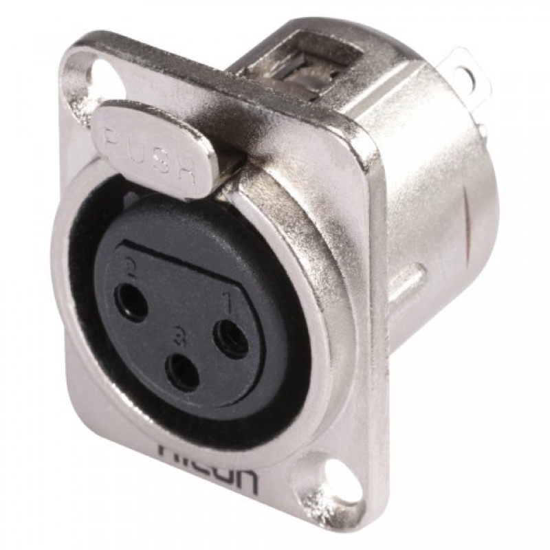 hicon xlr 3pin panel