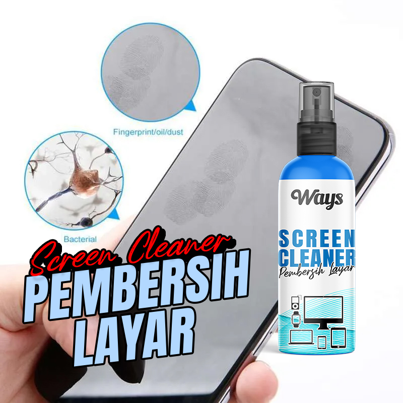 A013 | WAYS Screen Cleaner Pembersih Layar Handphone Hp Laptop Kacamata Lensa Kamera Elektronik