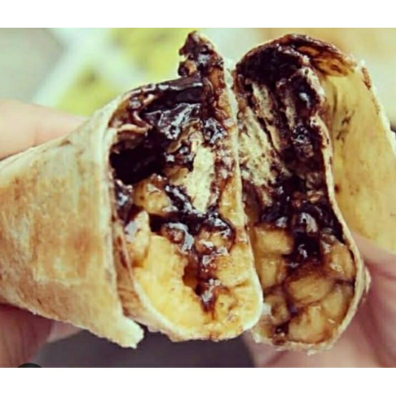 

kebab pisang coklat
