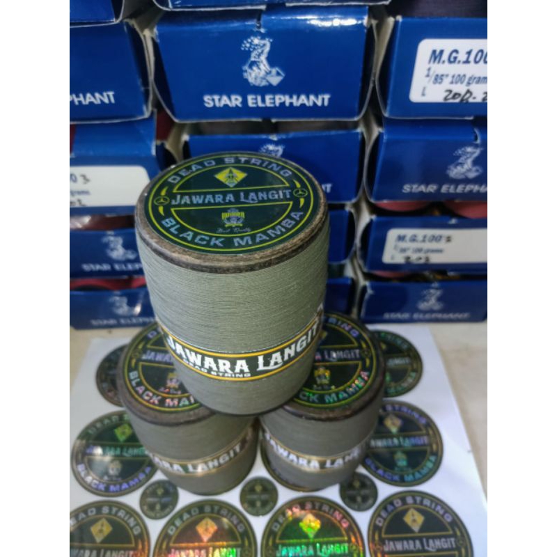 Gelasan Matot abu top grade Black mamba