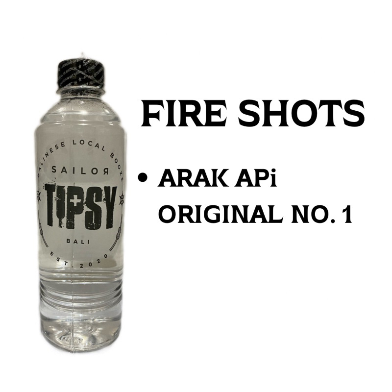 FIRE SHOTS ArakBali /minuman tradisional bali/minuman khas Bali/ark bali