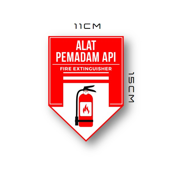 

Stiker Pemadam Kebakaran | Stiker Apar | Stiker Fire Extinguisher | Stiker Alat Pemadam Api ukuran 11x15cm