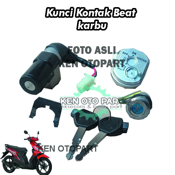 Kunci Kontak Key Set  Motor BEAT KARBU 2008-2012/kunci kontak set