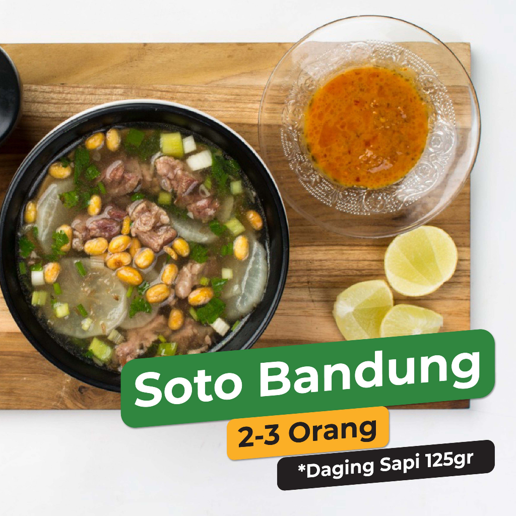 

Soto Bandung - Paket Siap Masak (2-3 Orang)
