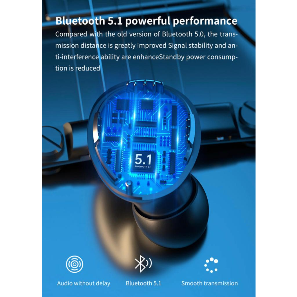 M5 TWS Earphone In-Ear Gaming Olahraga Musik BT 5.2 Nirkabel Stereo 9D Earbud Headset Latensi Rendah untuk Iphone untuk Samsung