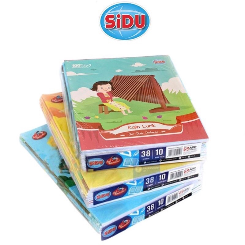 Buku Tulis SIDU Garis isi 38 lembar/ Buku Tulis Sekolah SIDU PER 1PCS