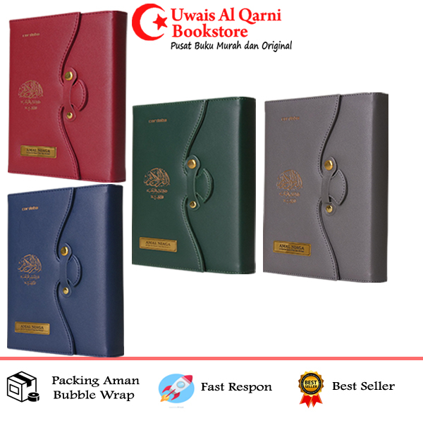 ALQURAN TERJEMAHAN & TAJWID WARNA QURAN CORDOBA COVER JAKET KULIT A5