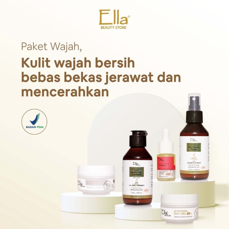 Ella Skincare Paket Bebas Noda Jerawat