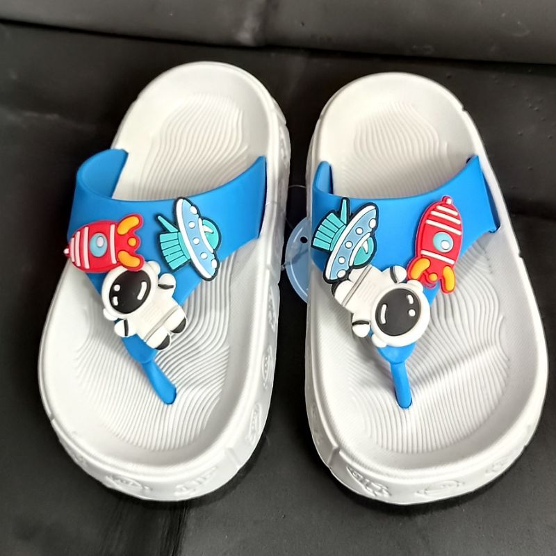 Sandal jepit anak laki import Sandal astro anak 2-9 thn sendal karet distro