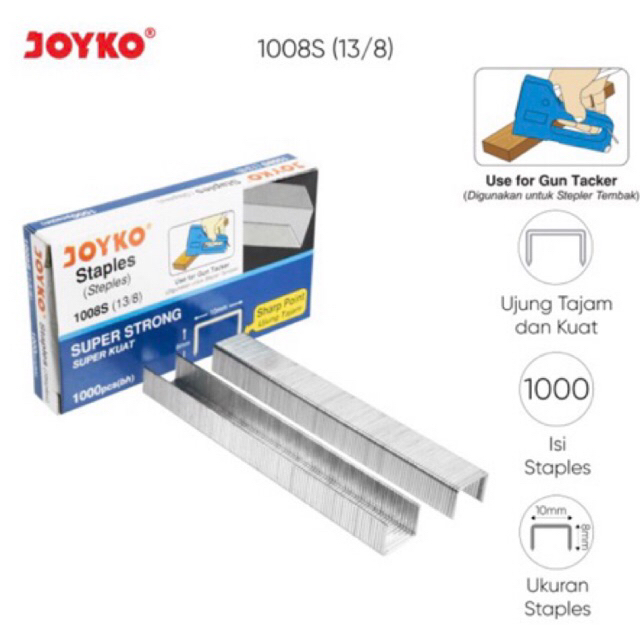 

isi staples Joyko 1008s/isi staples gun tacker