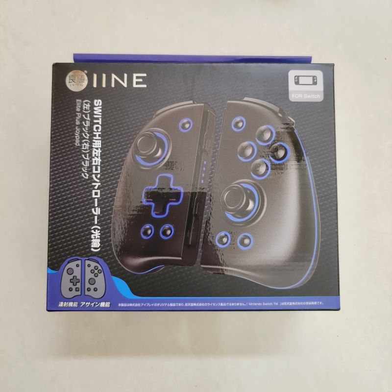 IINE Controller Bluetooth Wireless Nintendo Switch / OLED Black L761