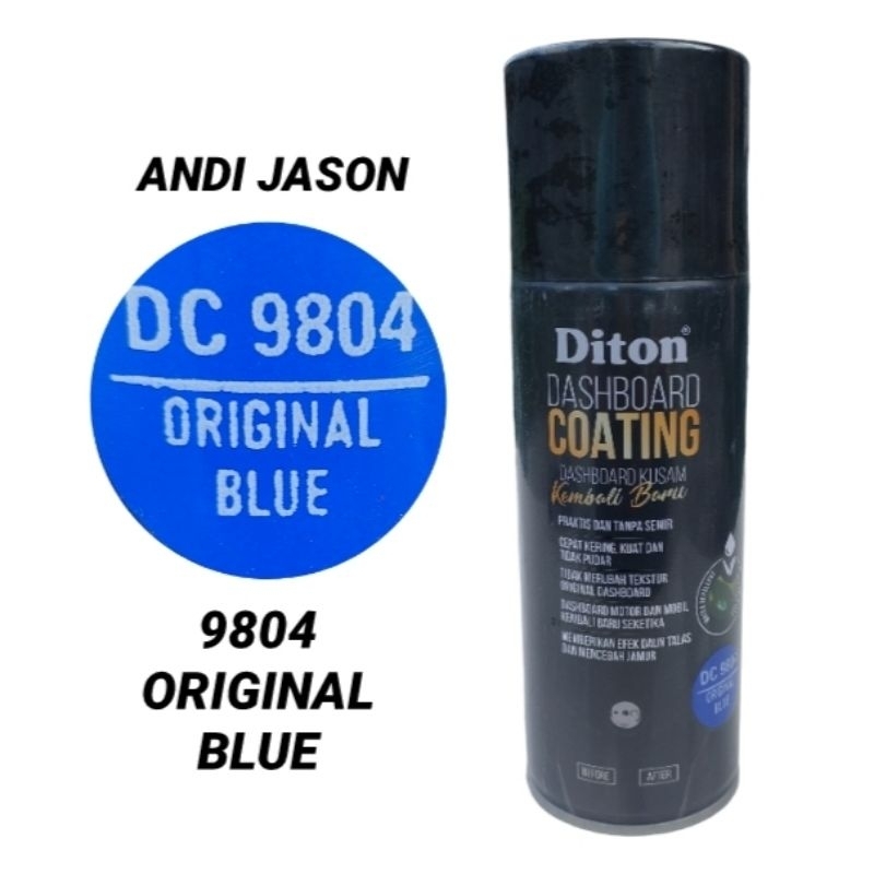 DASHBOARD COATING ORIGINAL BLUE NO 9804 DITON PREMIUM BODY KASAR MOTOR &amp; MOBIL 400CC