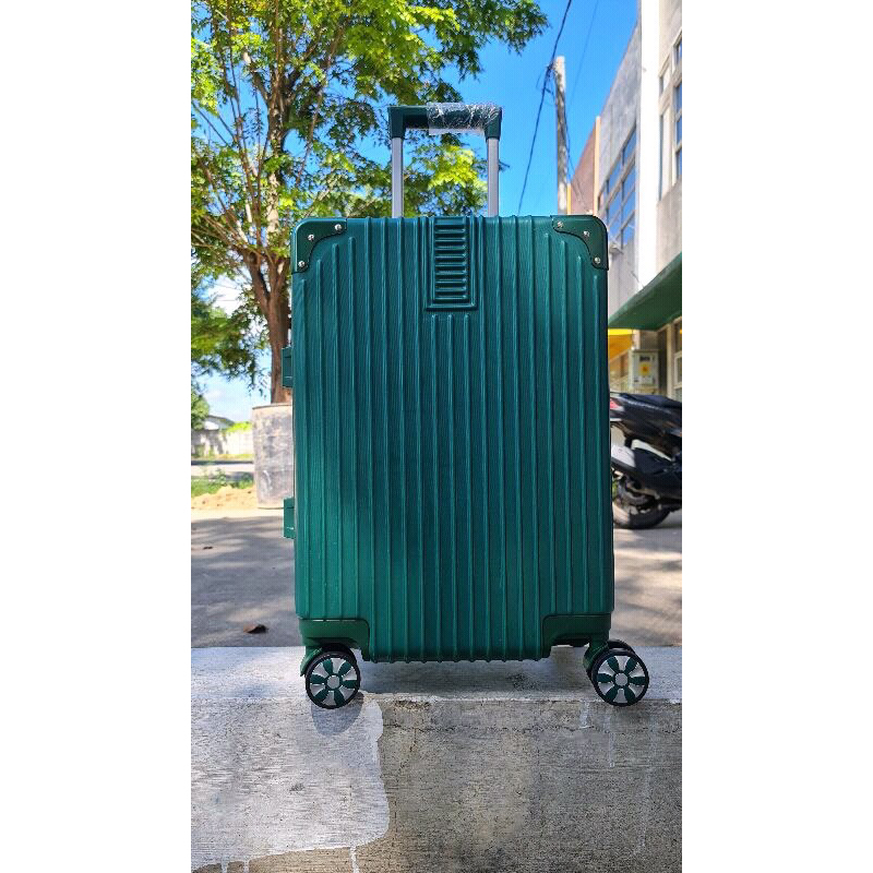 Koper Roger 20inch Alumunium / International Lock / TSA Lock / Koper Cabin Size / Small Luggage