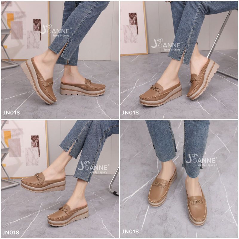 JOANNE Sepatu Wedges Slop Shoes #JN018 ORIGINAL