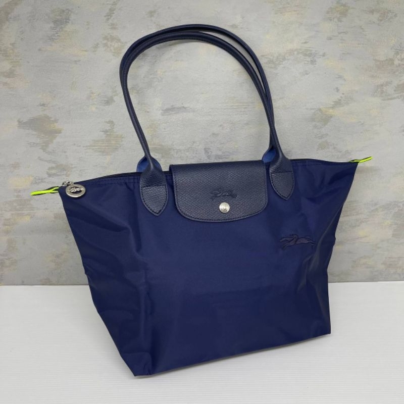 AUTHENTIC/ORI/ORIGINAL LC Le Pliage Green SLH NAVY