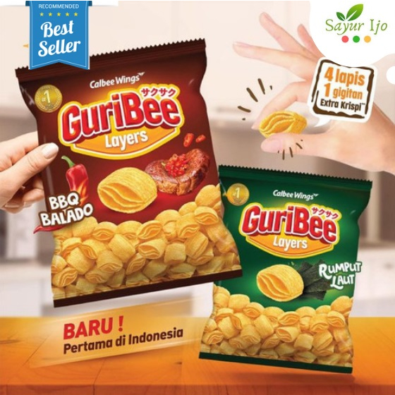 

Keripik Kentang BBQ Balado GuriBee 65 Gram Potato Snack Cemilan Instant