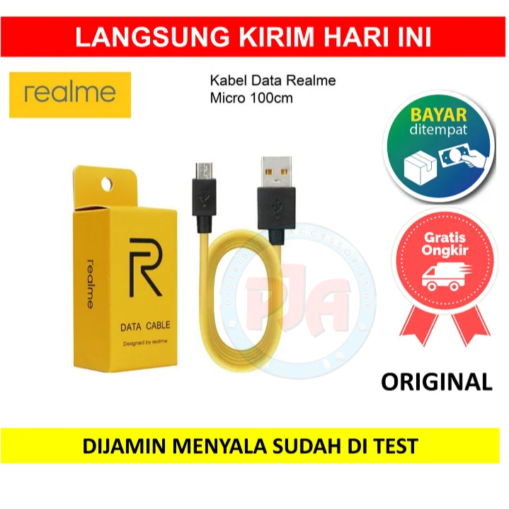 Kabel Data Realme Micro USB Original Fast Charger Cable Data Fast Charging