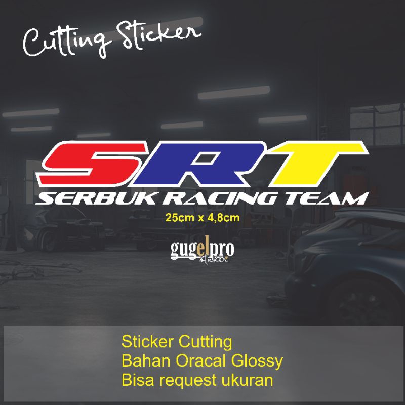 Stiker SRT Sticker cutting Serbuk Racing Team