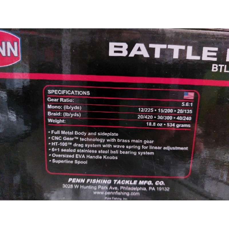 Reel PENN BATTLE III 5000DX