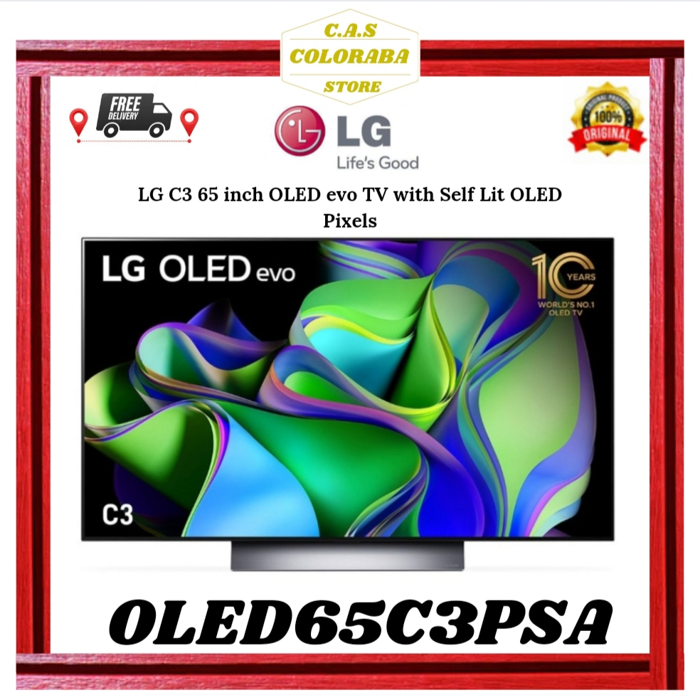 TV LG OLED65C3PSA SMART TV 65 INCH UHD HDR 4K OLED65C3 OLED65 65C3PSA TV LG 65 INCH