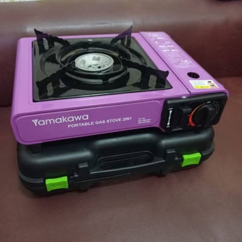 TD/YAMAKAWA Kompor Gas Portable 2in1 (Kaleng/LPG) YK 118