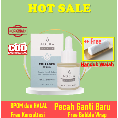 Adera Refit Collagen Serum Untuk Menyamarkan bekas luka Original BPOM