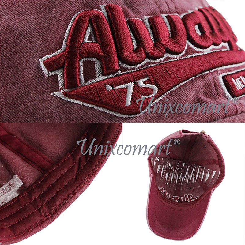 Topi Basebal ALWAYS 75 Hat Cap Casual Sport Pria Wanita Dewasa Distro