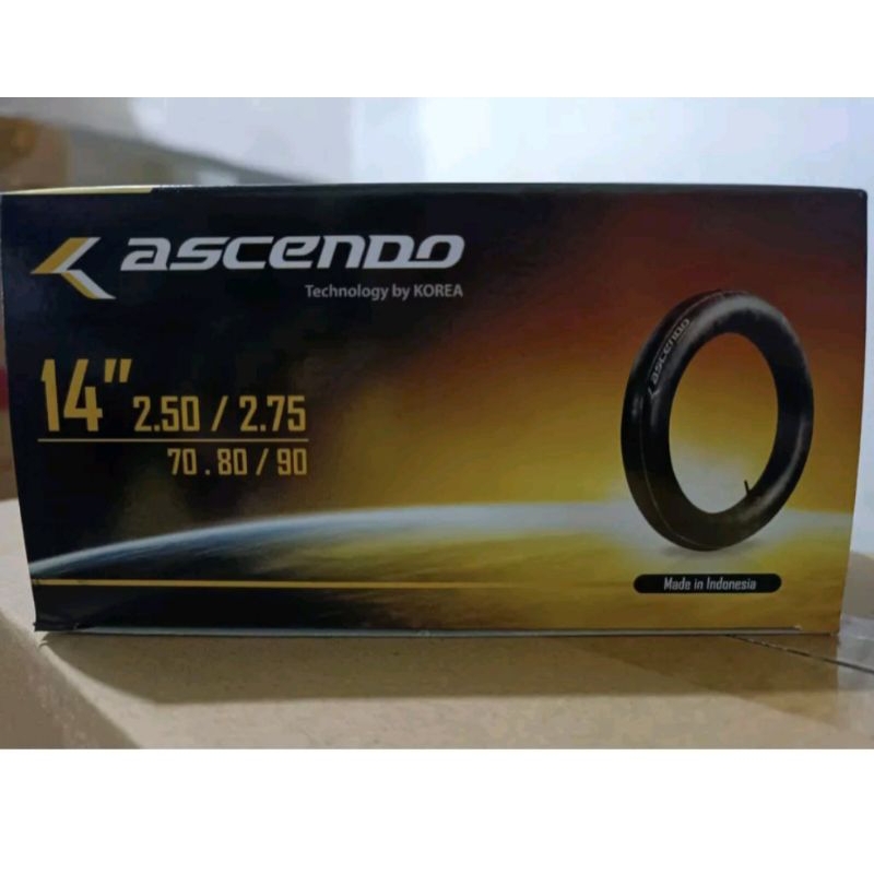 ban dalam motor matic ukuran 250-275-14 ascendo  ban dalam matic