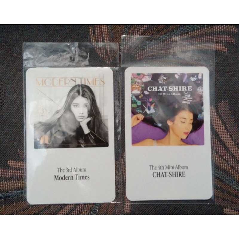 Official Photocard PC Chat-Shire IU Documentary Pieces Winter of a 29 year old Modern Times Foto Car